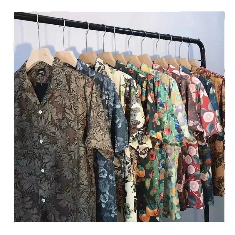 เสื้อเชิ้ตลายดอกไม้วินเทจ แขนส - Vintage Hawaiian Floral Shirt บทวิจารณ์และราคา